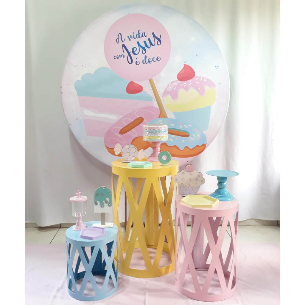 A Vida Com Jesus É Doce Kit Essencial 0071 - Rocha Decorações