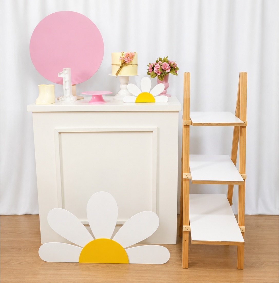 Margarida Festa Mesa Composição 5129 - Rocha Decorações Pegue e Monte Itatiba