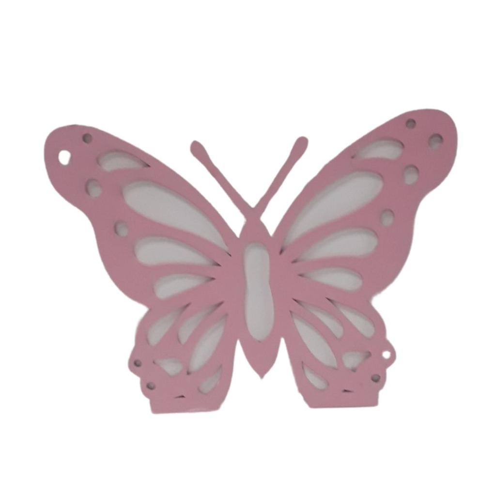 Borboleta Rosa Display - Rocha Decorações