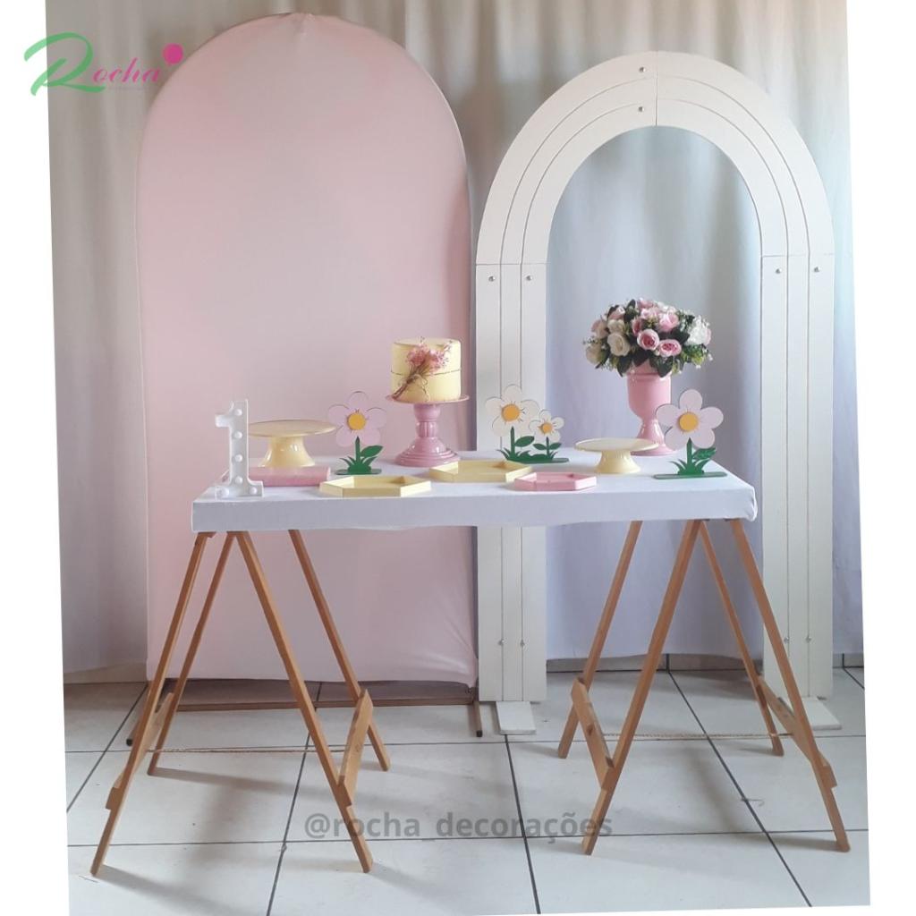 Margarida Mesa Cavalete Composição - Rocha Decorações