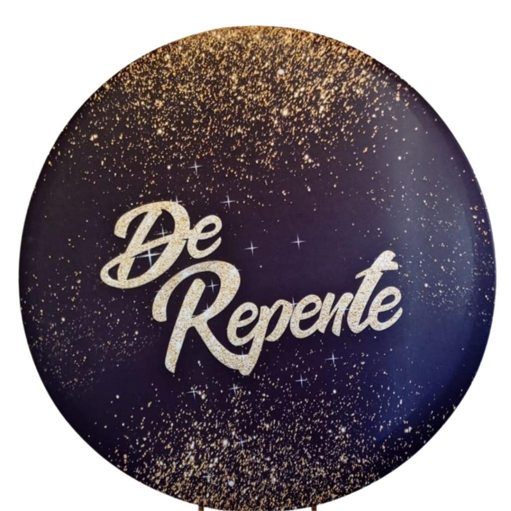 Capa Para Painel Preto E Dourado de Repente  1,50M. - Rocha Decorações