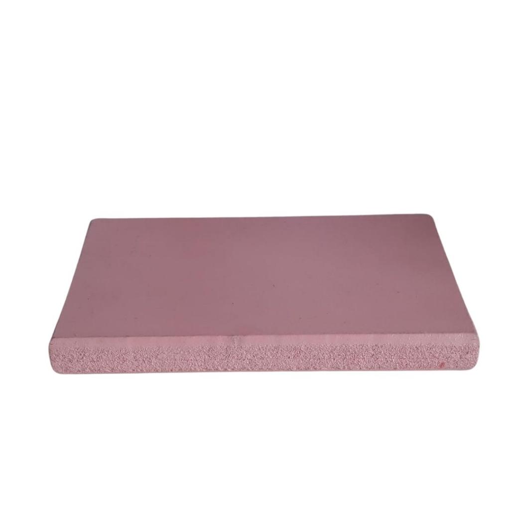 Bandejas Retangular Rosa (Unica) - Rosa - Rocha Decorações