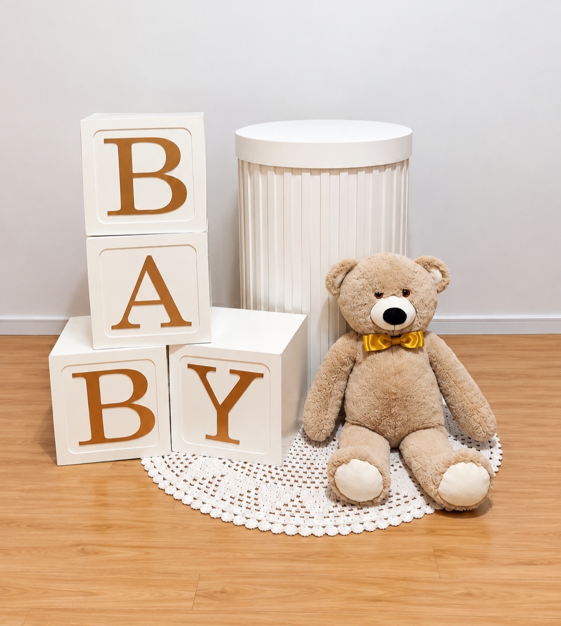 Cha Revelação Ou Cha de Bebê K-7874 - Rocha Decorações Pegue e Monte Itatiba
