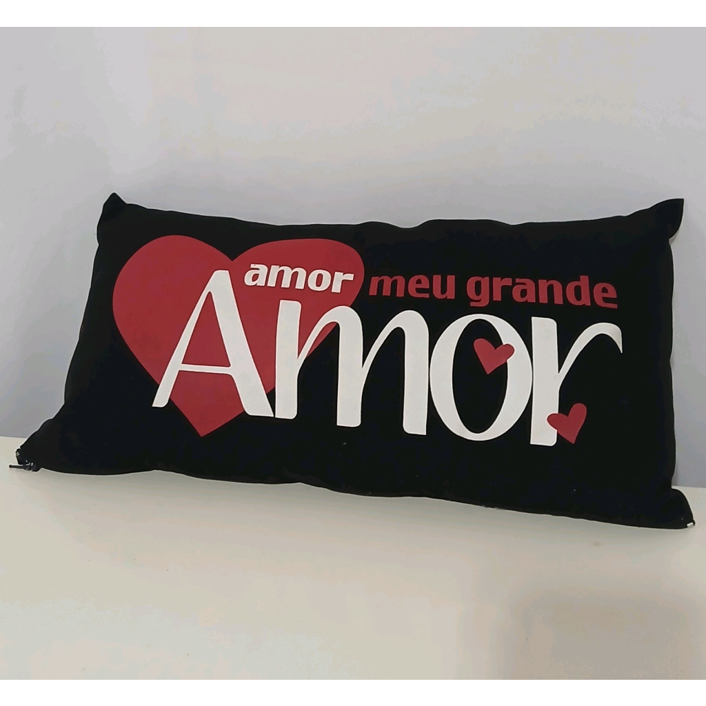 Almofada Amor Meu Grande Amor - Rocha Decorações
