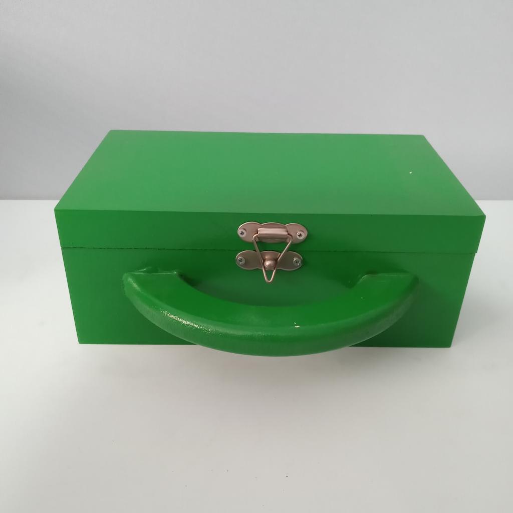 Maleta Mdf M (Cores) - Verde - Rocha Decorações