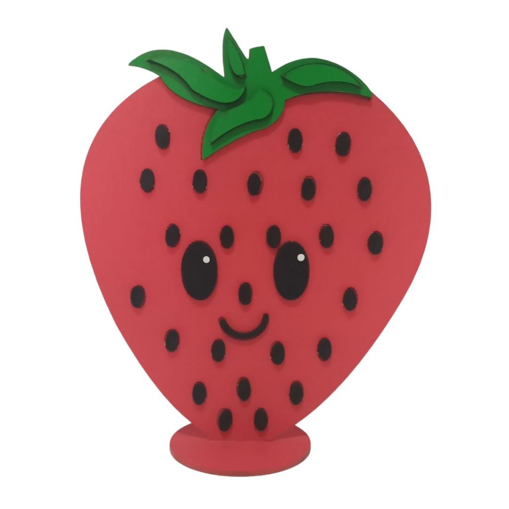 Morango, Fruta Mdf 0,20Cm - Rocha Decorações