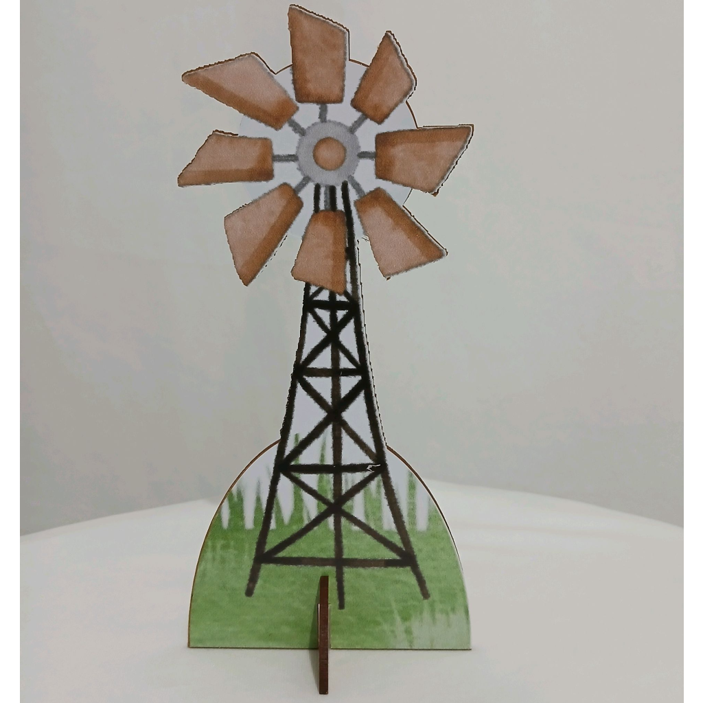 Moinho Display Fazendinha 20Cm - Rocha Decorações