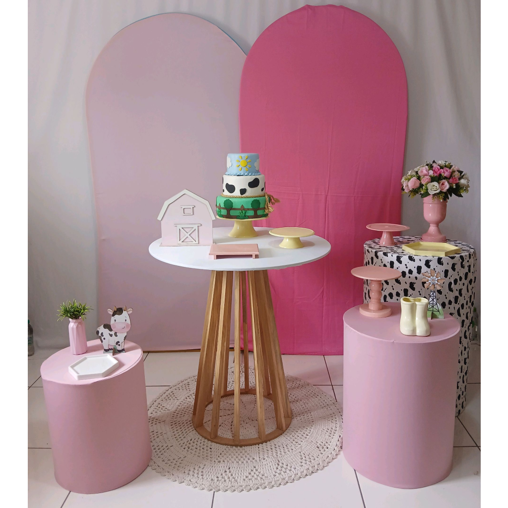 Fazendinha Rosa Composição 0055 - Rocha Decorações