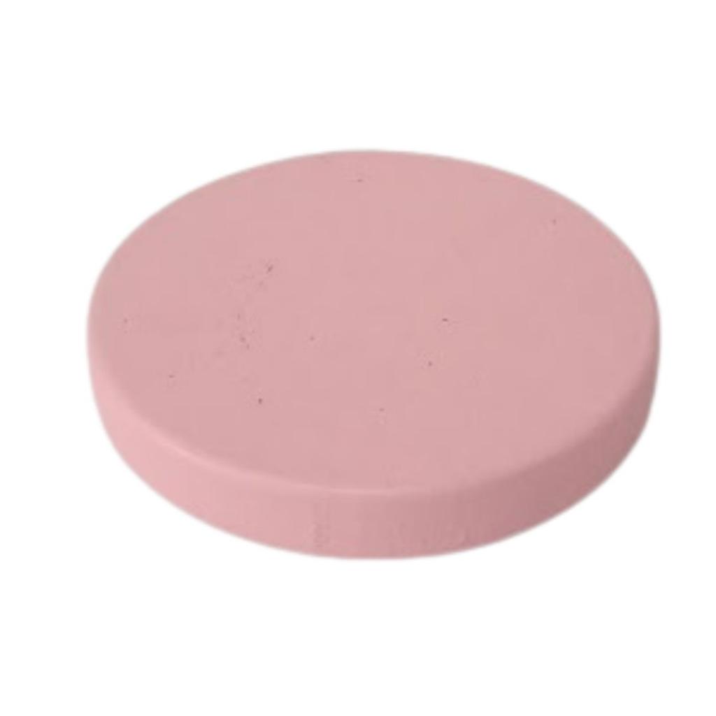 Bandeja Mdf Redonda Rosa - Rosa - Rocha Decorações