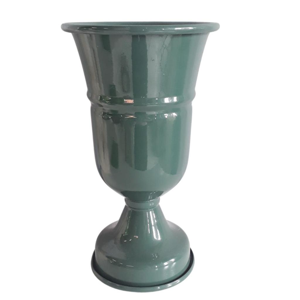 Vaso Imperial Verde Escuro M - Rocha Decorações