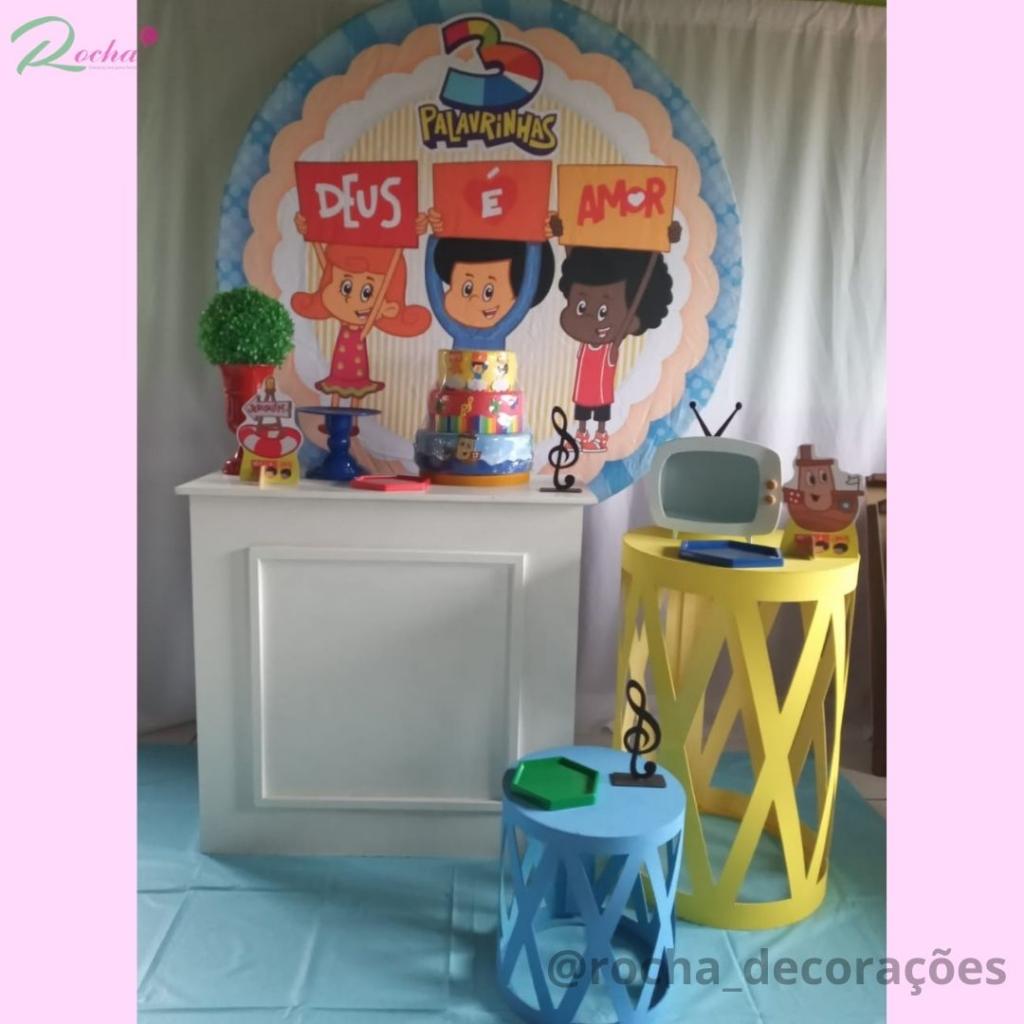 Tres Palavrinhas Composição 40784 - Rocha Decorações