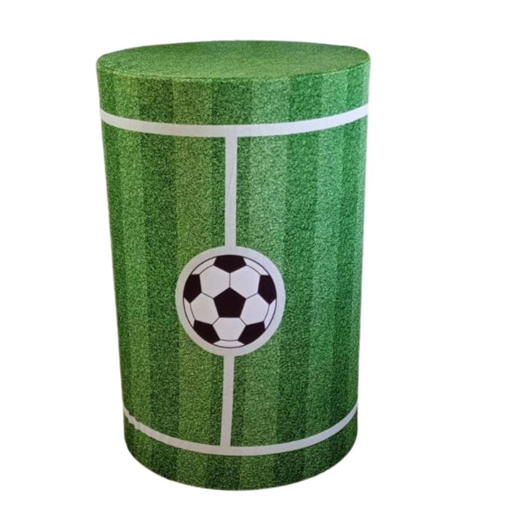 Capa Cilindro Futebol Campo G - Rocha Decorações