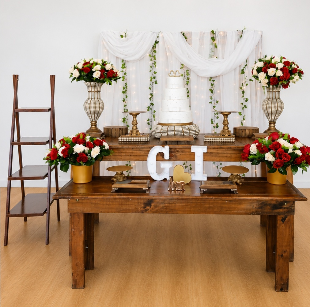 Casamento Compição 4002 - Rocha Decorações Pegue e Monte Itatiba