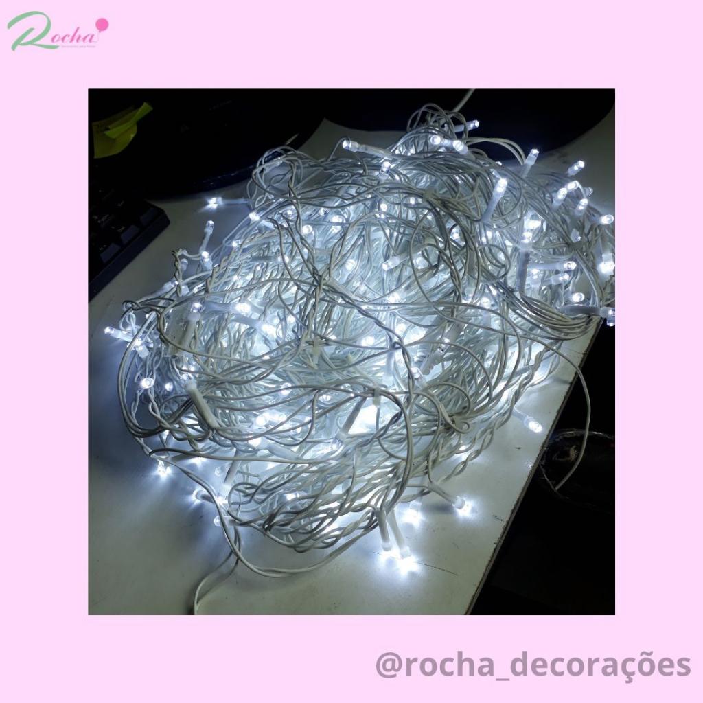 Cortina de Led Efeito Cascata (Apenas Cortina) 2X2M. - Rocha Decorações
