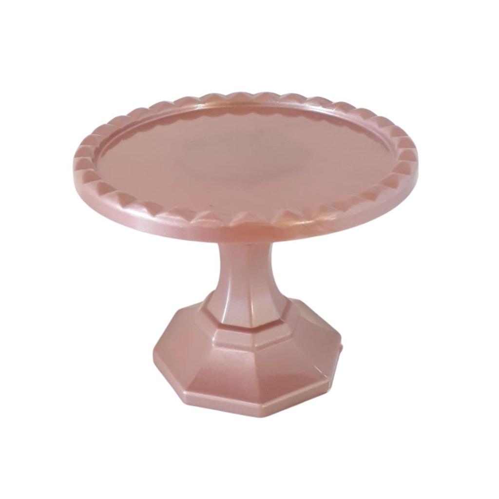 Bandeja Rose Gold Mini Cake P - Rocha Decorações