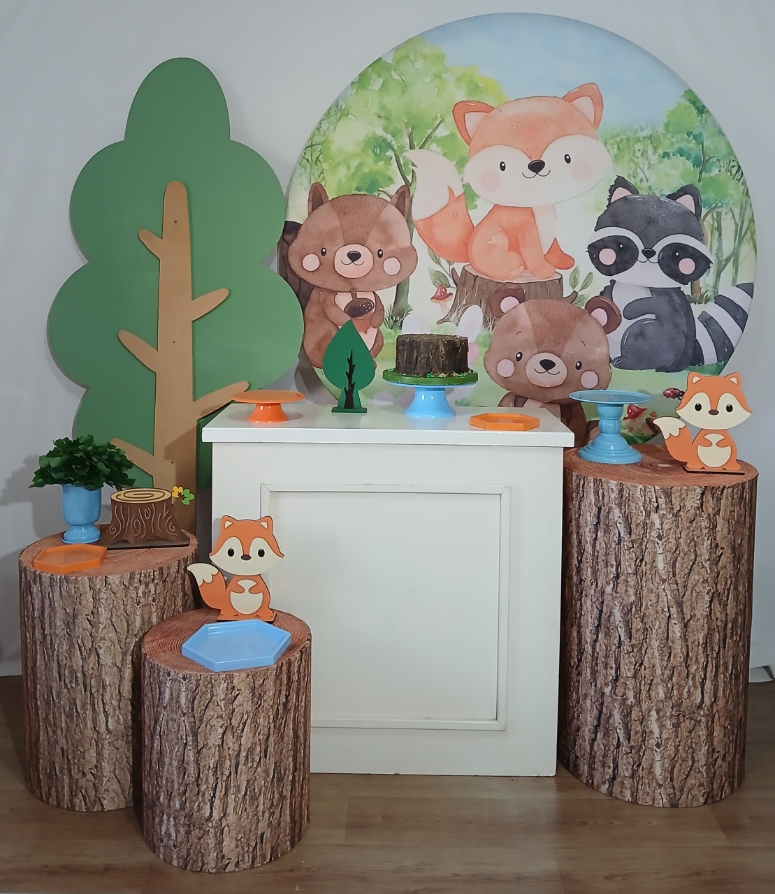 Bosque Azul Kit Master - Rocha Decorações