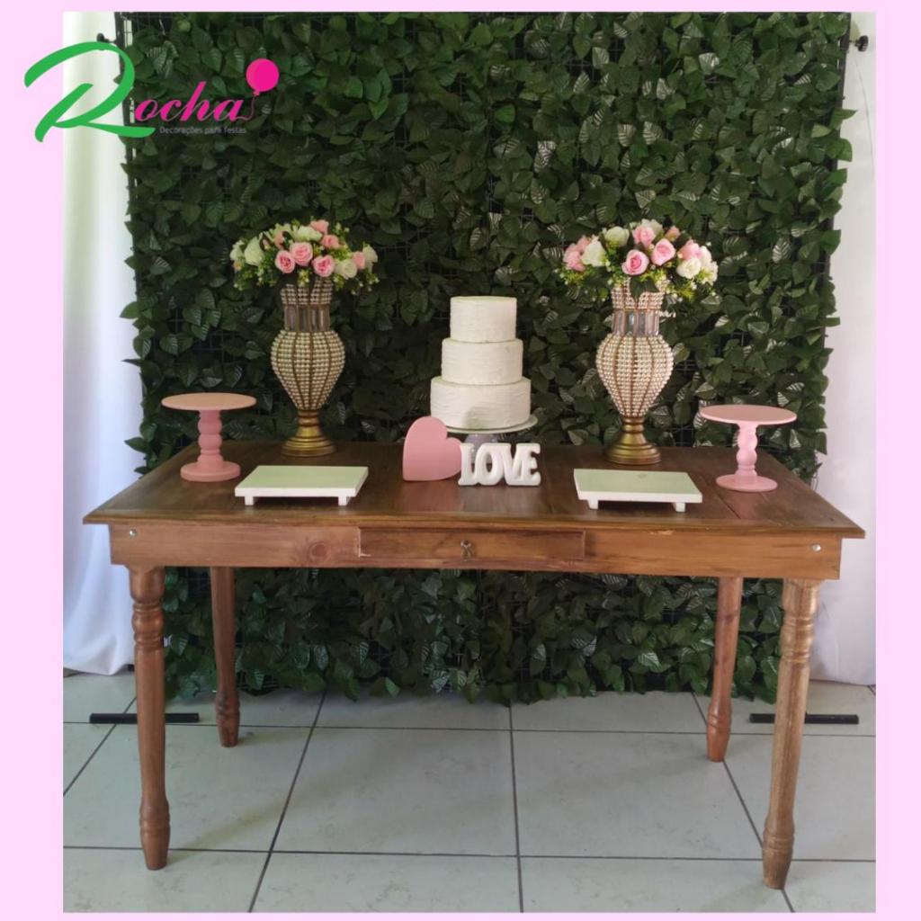 Casamento E Bodas Rustico E Rosa Composição - Rocha Decorações