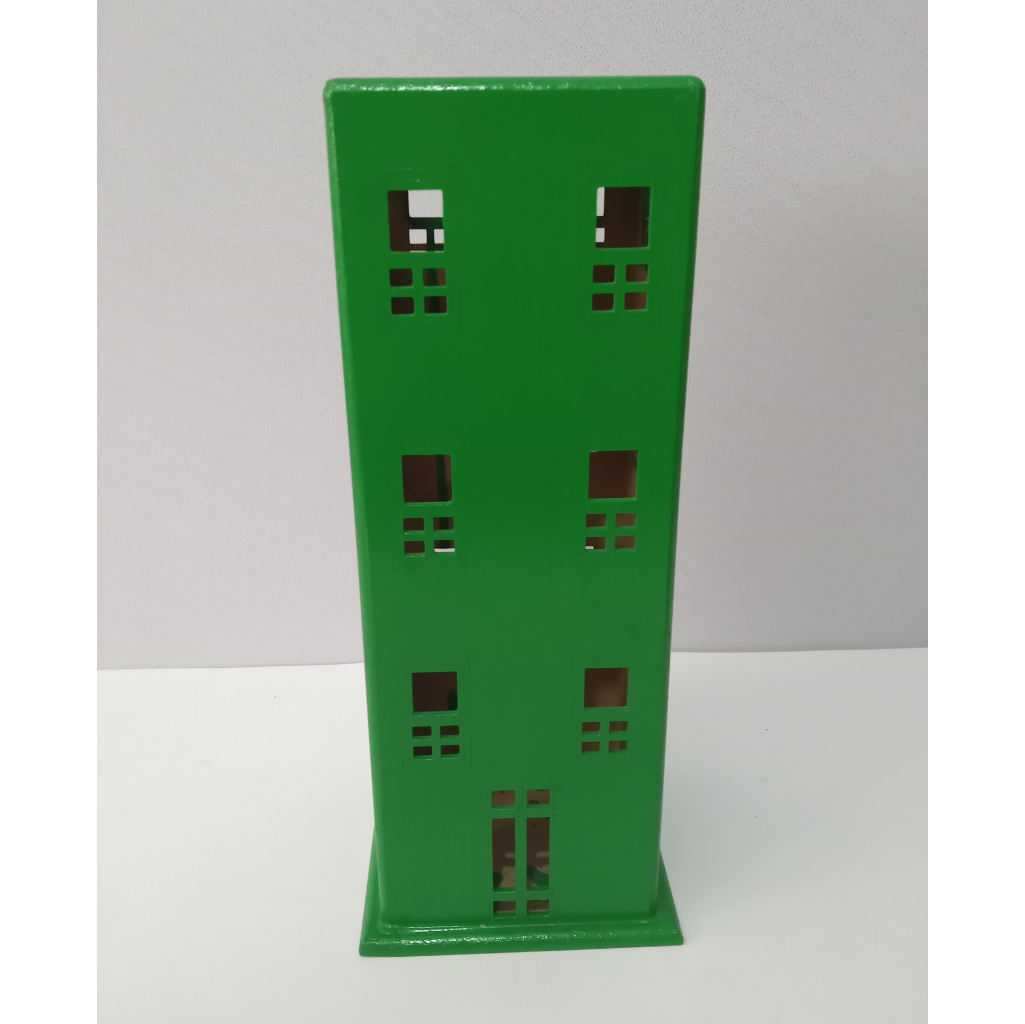 Predio Verde 30Cm - Rocha Decorações