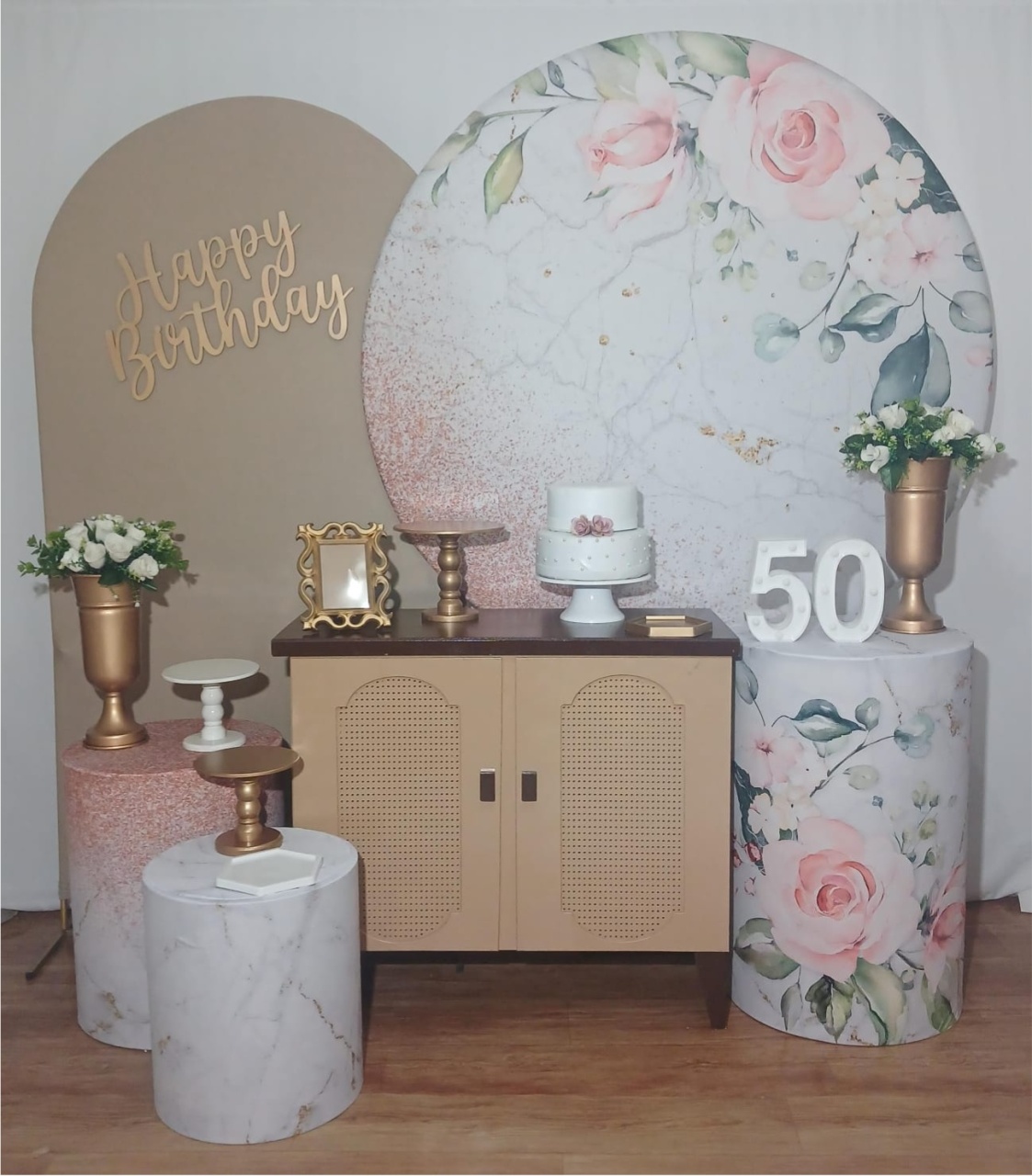 FLORAL SALMÃO ADULTO FEMININO KIT MASTER