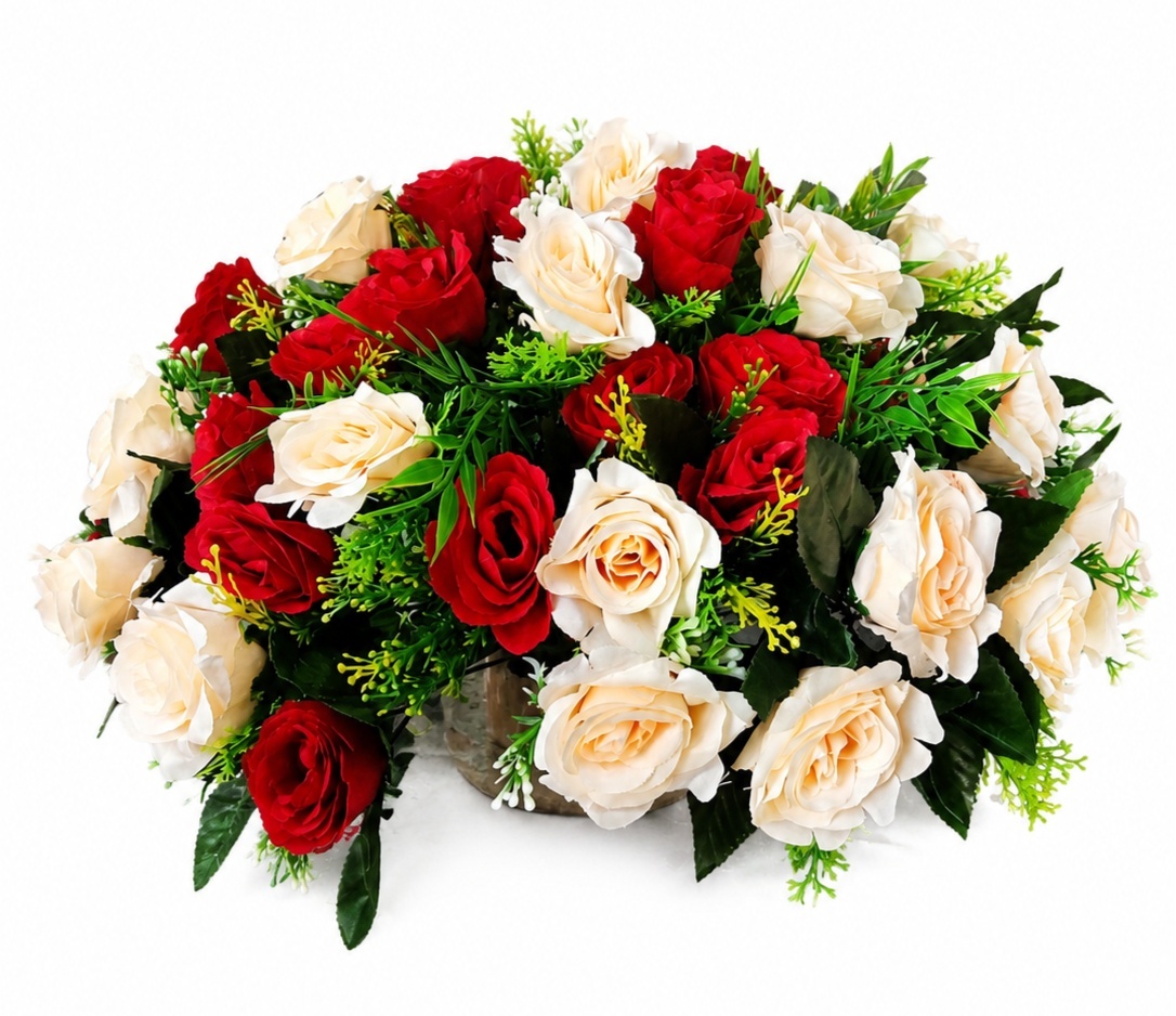 Arranjo de Flor Marsala E Nude Grande - Rocha Decorações Pegue e Monte Itatiba