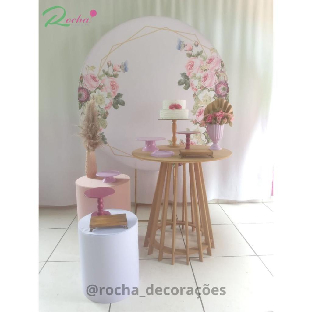 Floral Rosa E Lilás Composição - Rocha Decorações