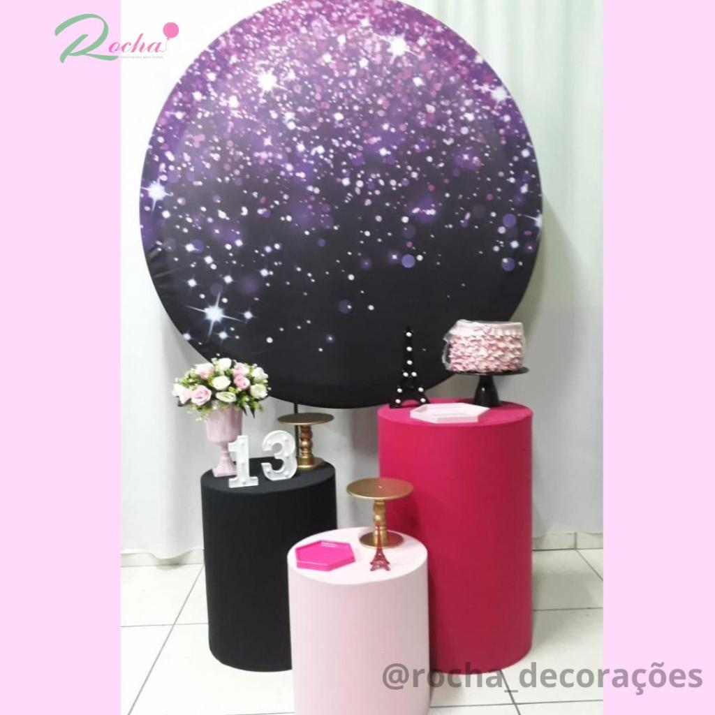 Pink E Preto Kit Essencial - Rocha Decorações