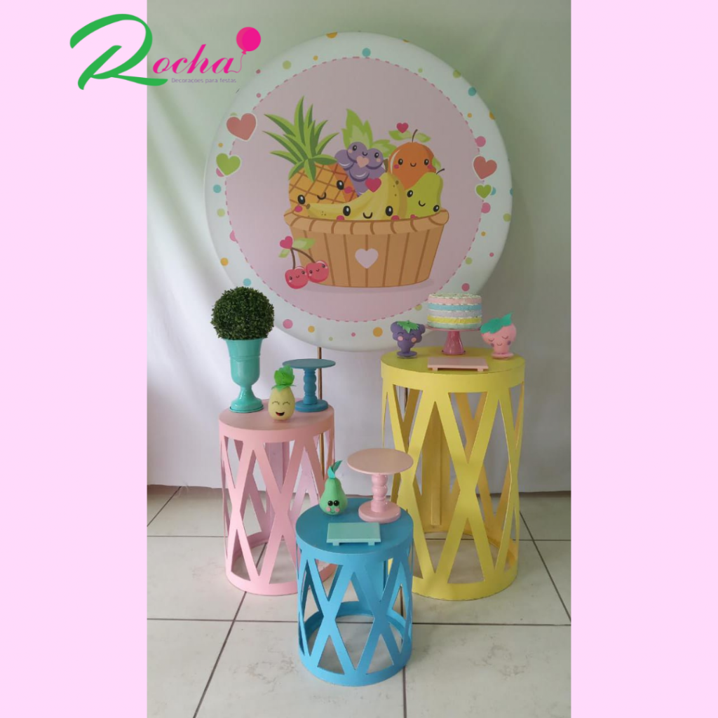 Fruta, Frutinhas Composição - Rocha Decorações