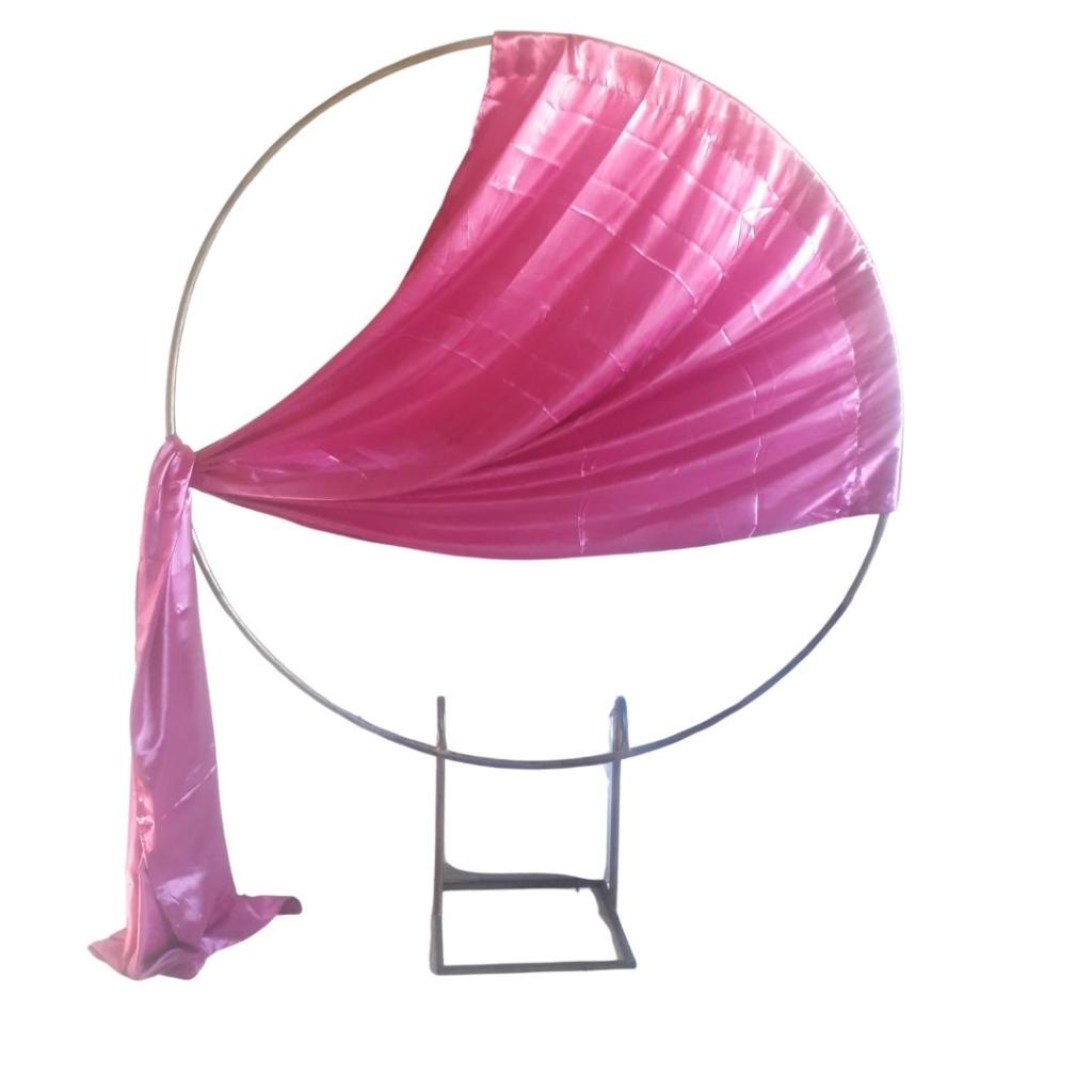 Painel Com Tecido Pink (Estrutura + Tecido) - Rocha Decorações