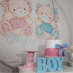 Urso Revelação Azul E Rosa Kit Essencial - imagem 2
