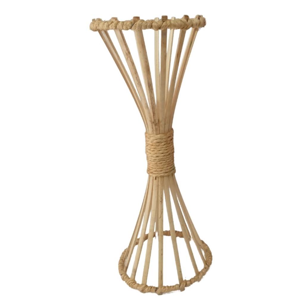 Vaso Artesanal Bambu G - Rocha Decorações