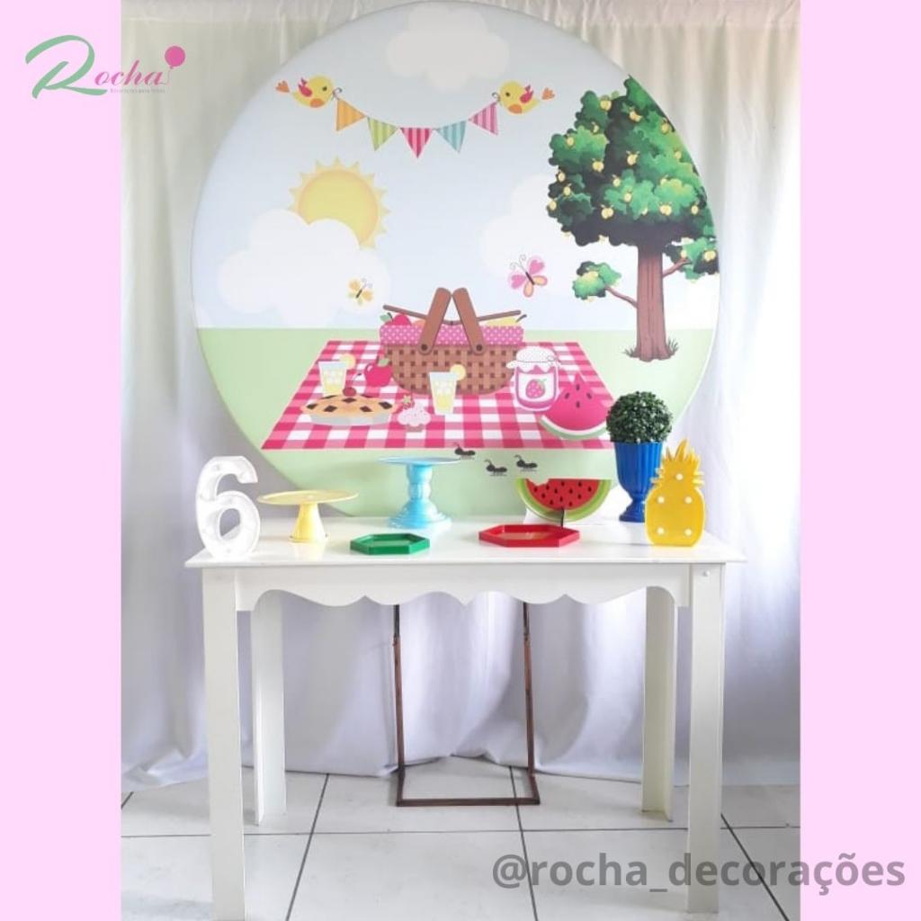 Pic Nic Mesa 1,20M Composição - Rocha Decorações