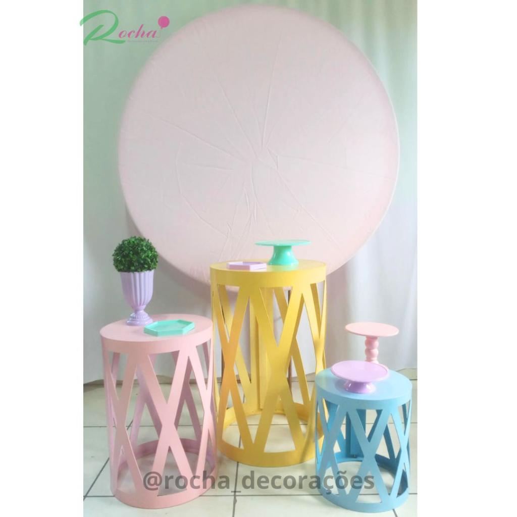 Candy Colors Base Pra Incluir Tema - Rocha Decorações