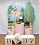 Safari Cha de Bebe Menina Kit Duo Romano 7745 - imagem 1