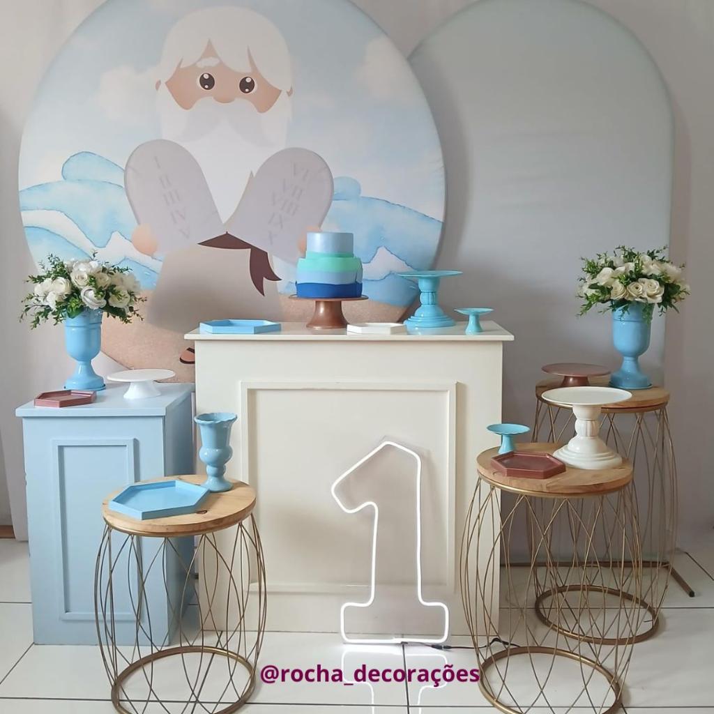 Moises E Os 10 Mandamentos Composição - Rocha Decorações