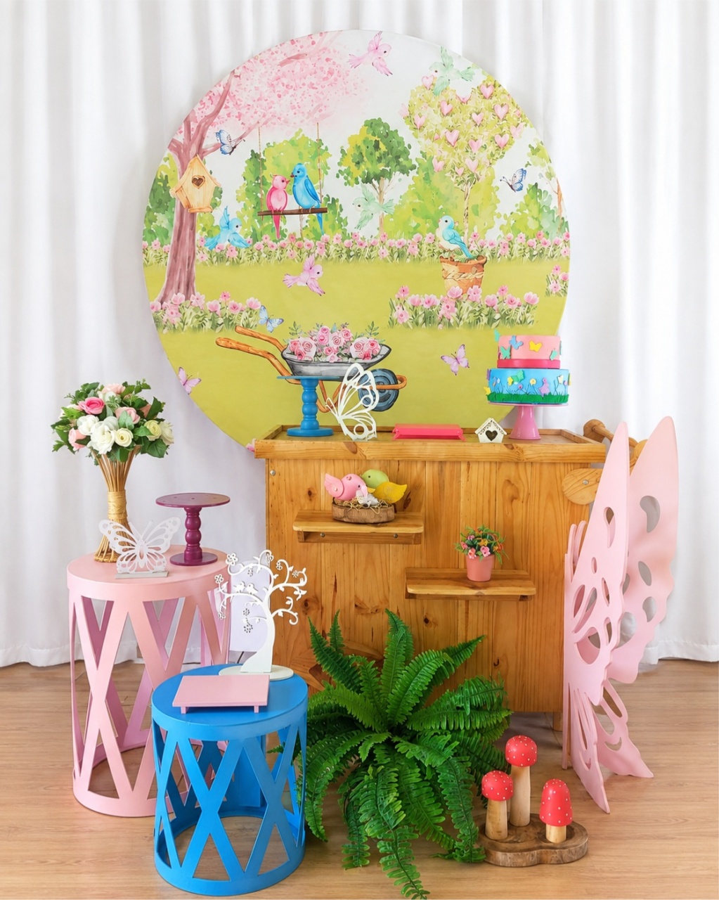 Jardim Encantado Composição K-8517 - Rocha Decorações Pegue e Monte Itatiba
