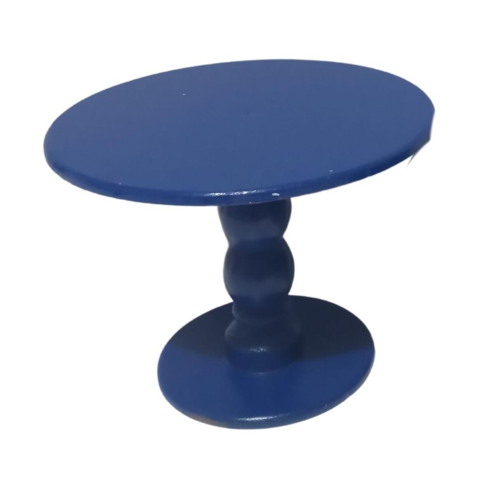 Bandeja Azul Escuro Torneada M - Rocha Decorações