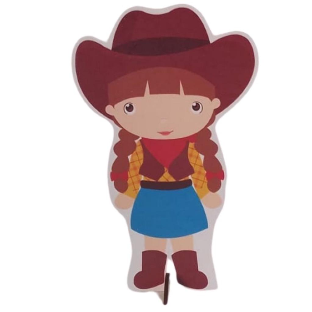 Fazendeira, Boiadeira, Menina Fazendinha - Rocha Decorações