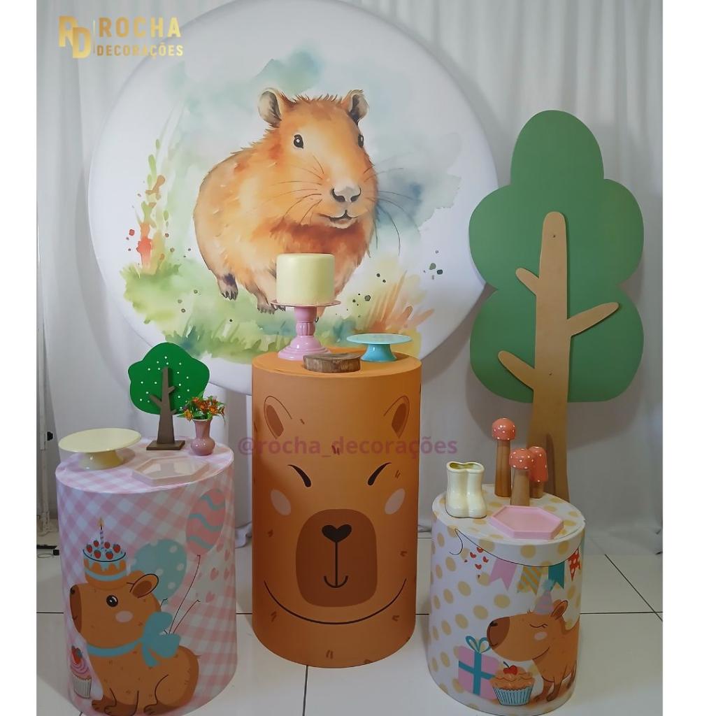 Capivara Composição - Rocha Decorações
