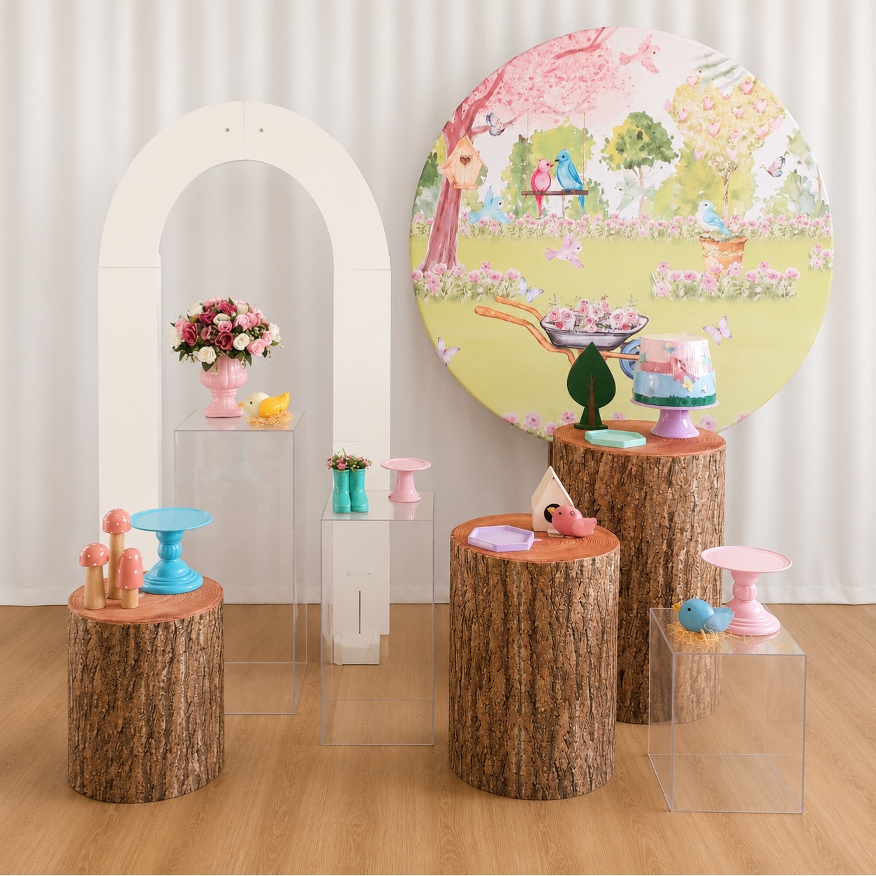 Jardim Encantado Composição 5106 - Rocha Decorações Pegue e Monte Itatiba