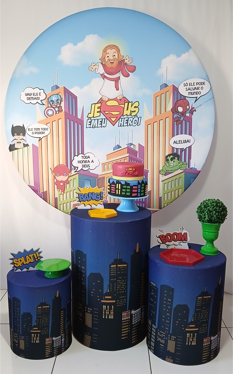 Jesus Meu Heroi Kit Essencial Ii - Rocha Decorações