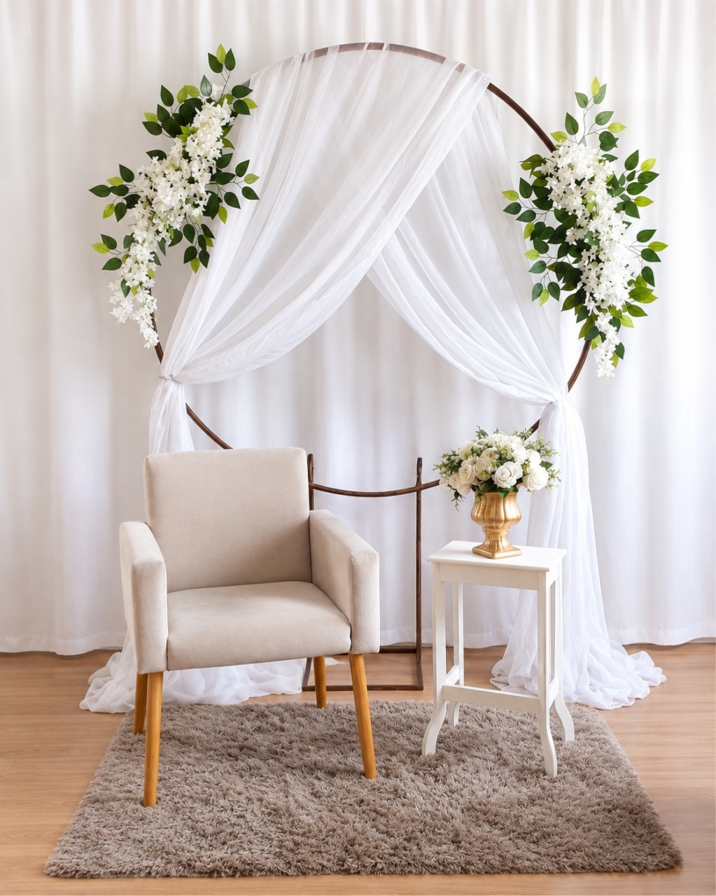 Area de Foto Com Arranjo Painel K-8270 - Rocha Decorações Pegue e Monte Itatiba