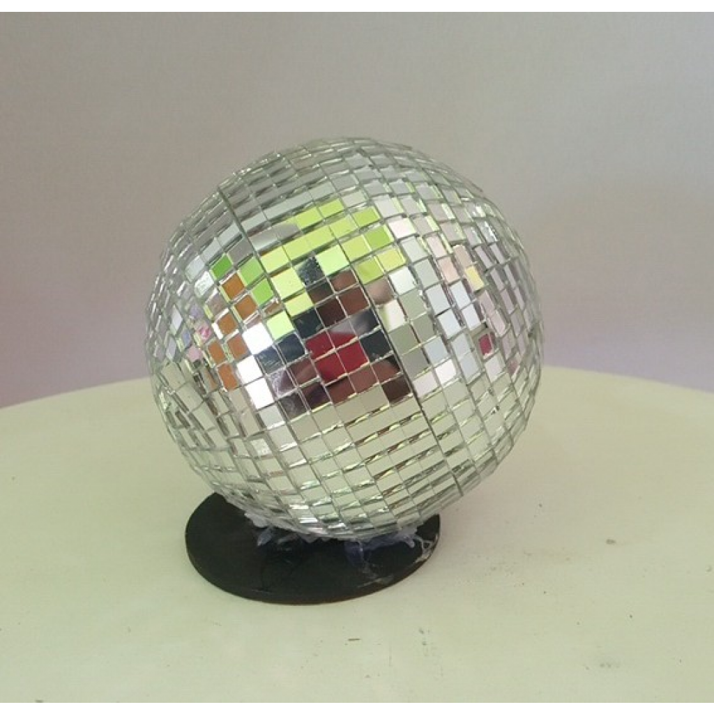 Bola Espelhada 10Cm - Rocha Decorações