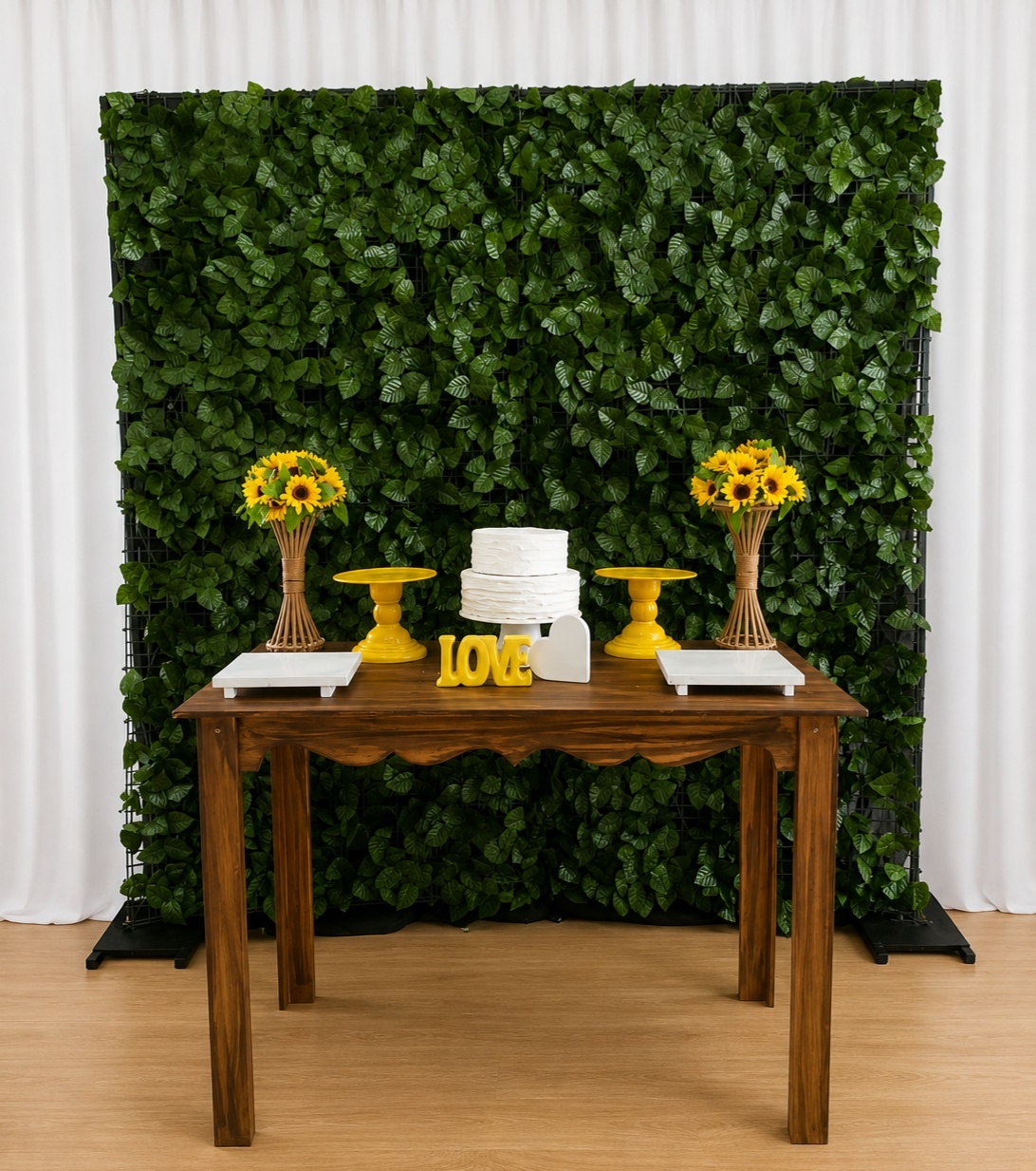 Casamento Rustico Girassol Composição 3477 - Rocha Decorações Pegue e Monte Itatiba