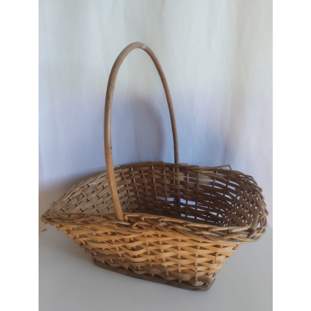 Cesta Enfeite Piquinique (Grande) - Marrom - Rocha Decorações