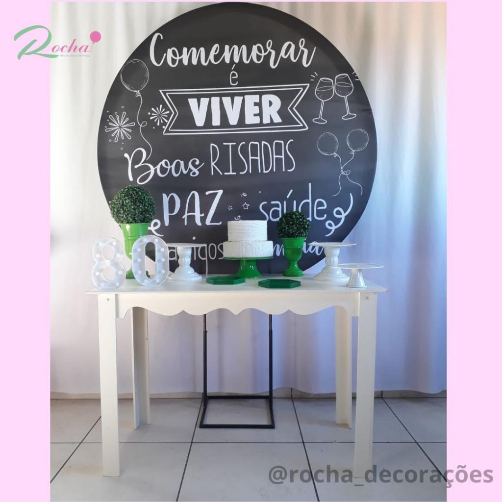Comemorar É Viver III Composição - Rocha Decorações
