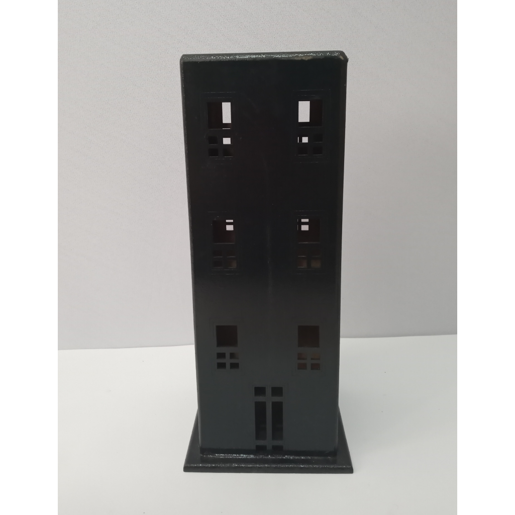 Prédio Preto 30Cm - Rocha Decorações