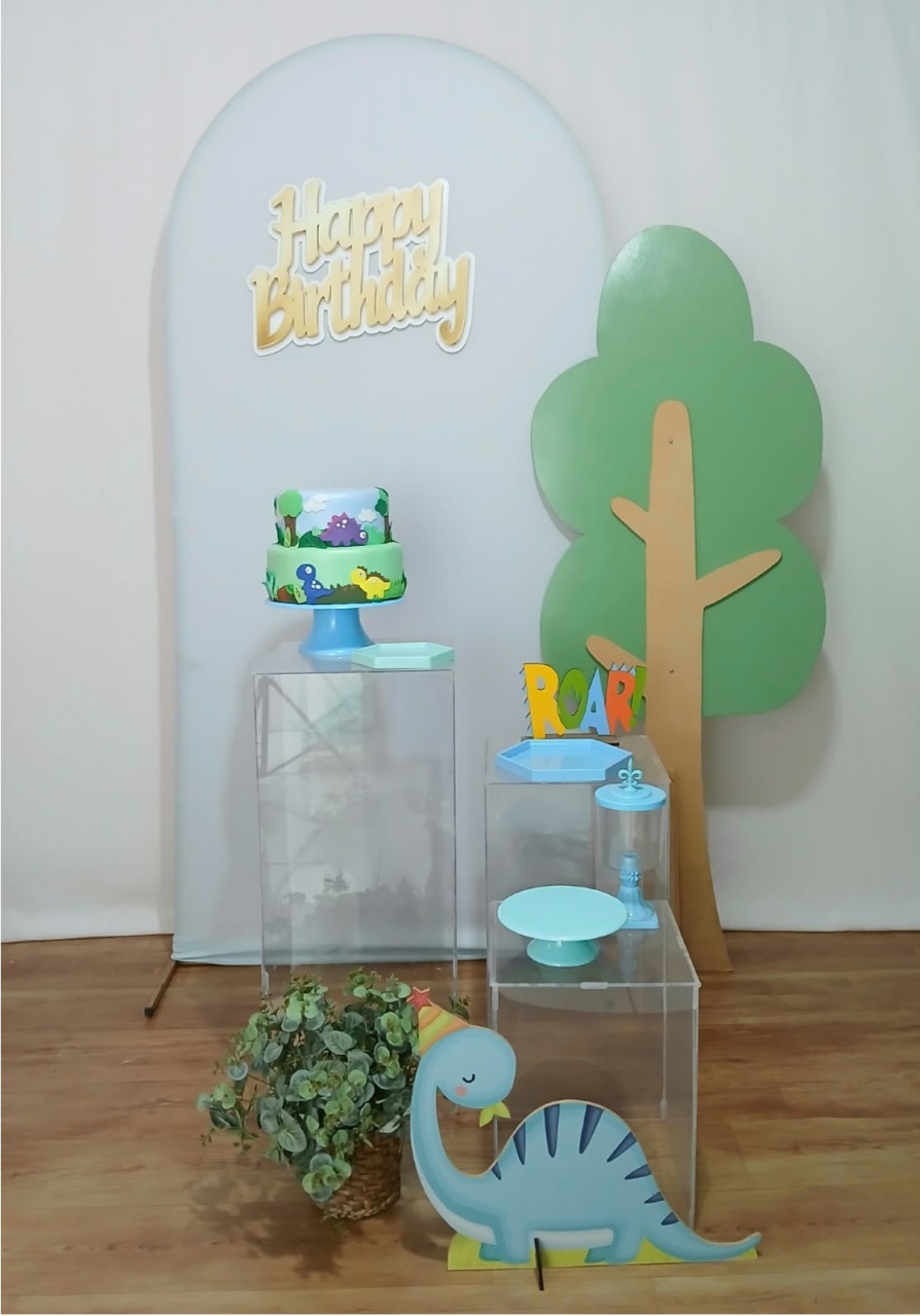 Dinossauro Baby K1604 - Rocha Decorações Pegue e Monte Itatiba