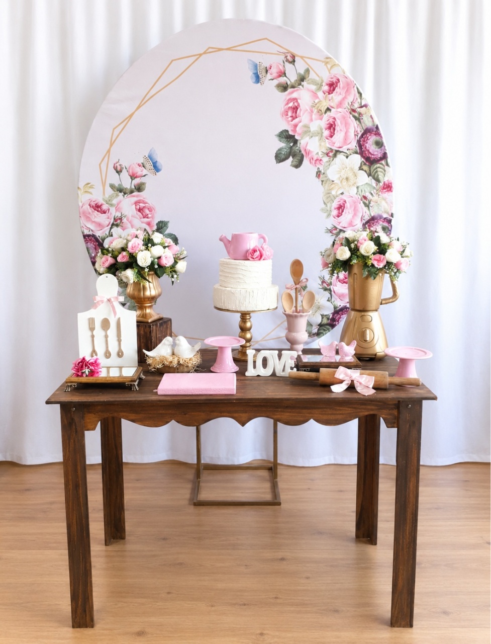 Chá de Cozinha/ Panela Composição K-8596 - Rocha Decorações Pegue e Monte Itatiba