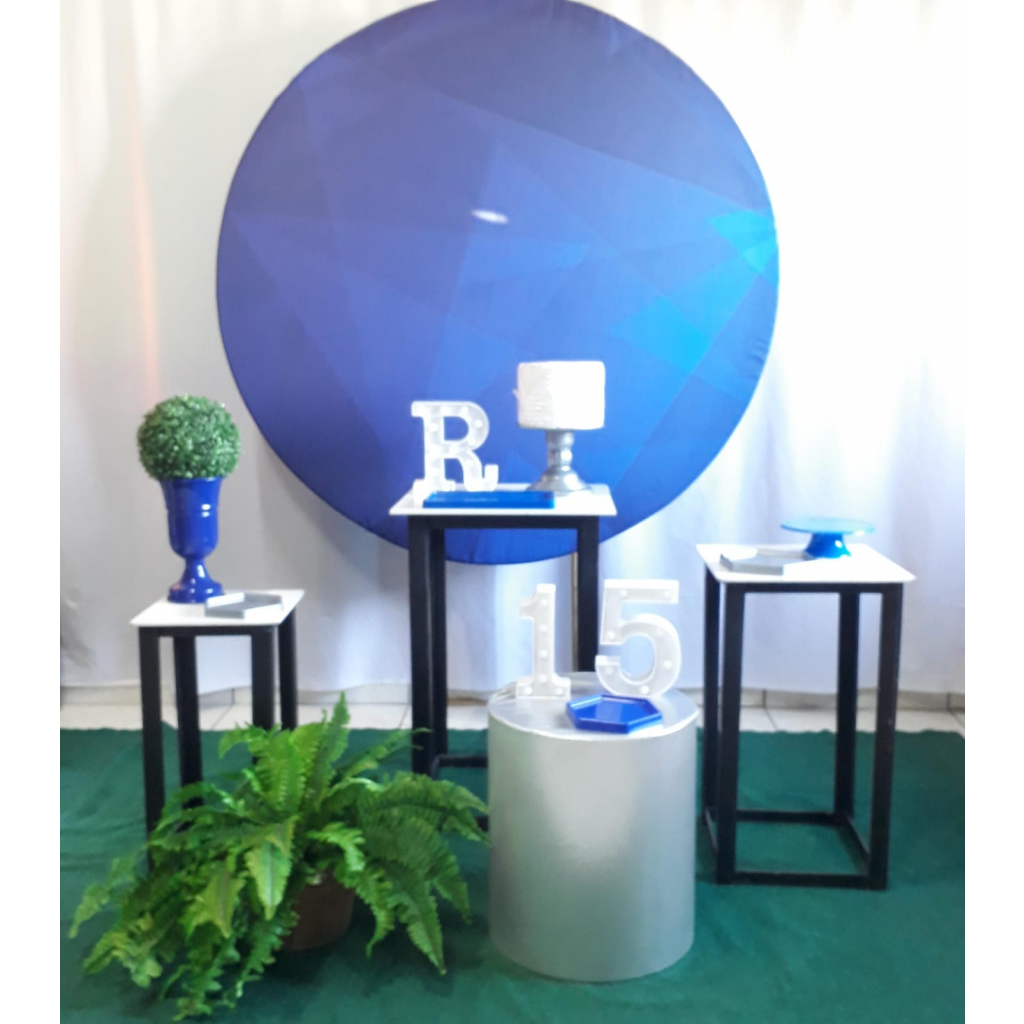 Masculino Azul 15 Anos Composição - Rocha Decorações