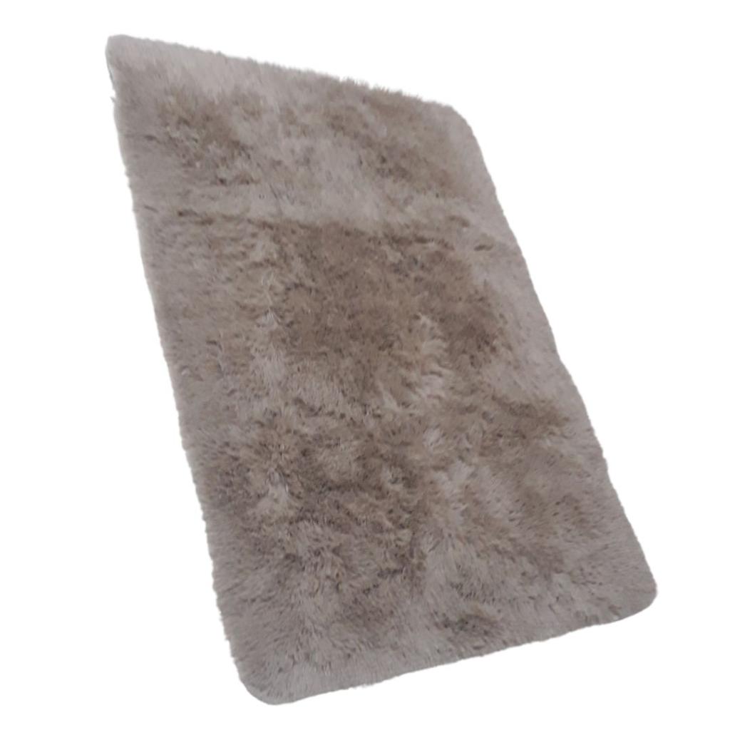 Tapete Cor Creme / Bege 2,00 X 1,40M. - Rocha Decorações